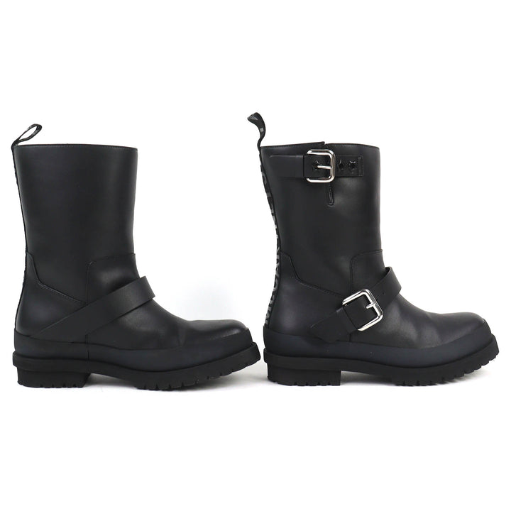 Great Stella McCartney Trace buckle strap biker boots Logo VEGEA Leather 36