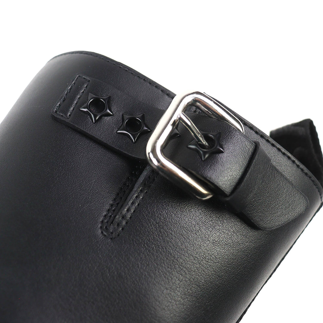 Great Stella McCartney Trace buckle strap biker boots Logo VEGEA Leather 36