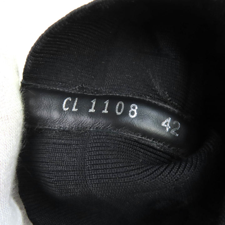Excellent LOUIS VUITTON LV arc light line Logo sock sneakers black 42 1A52LI