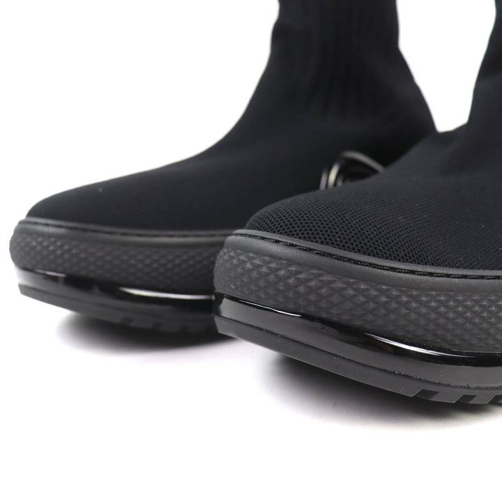 Excellent LOUIS VUITTON LV arc light line Logo sock sneakers black 42 1A52LI