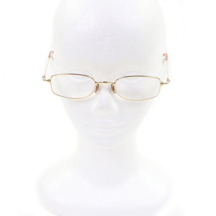 Great Cartier Glasses Trinity Square Frame gold mens