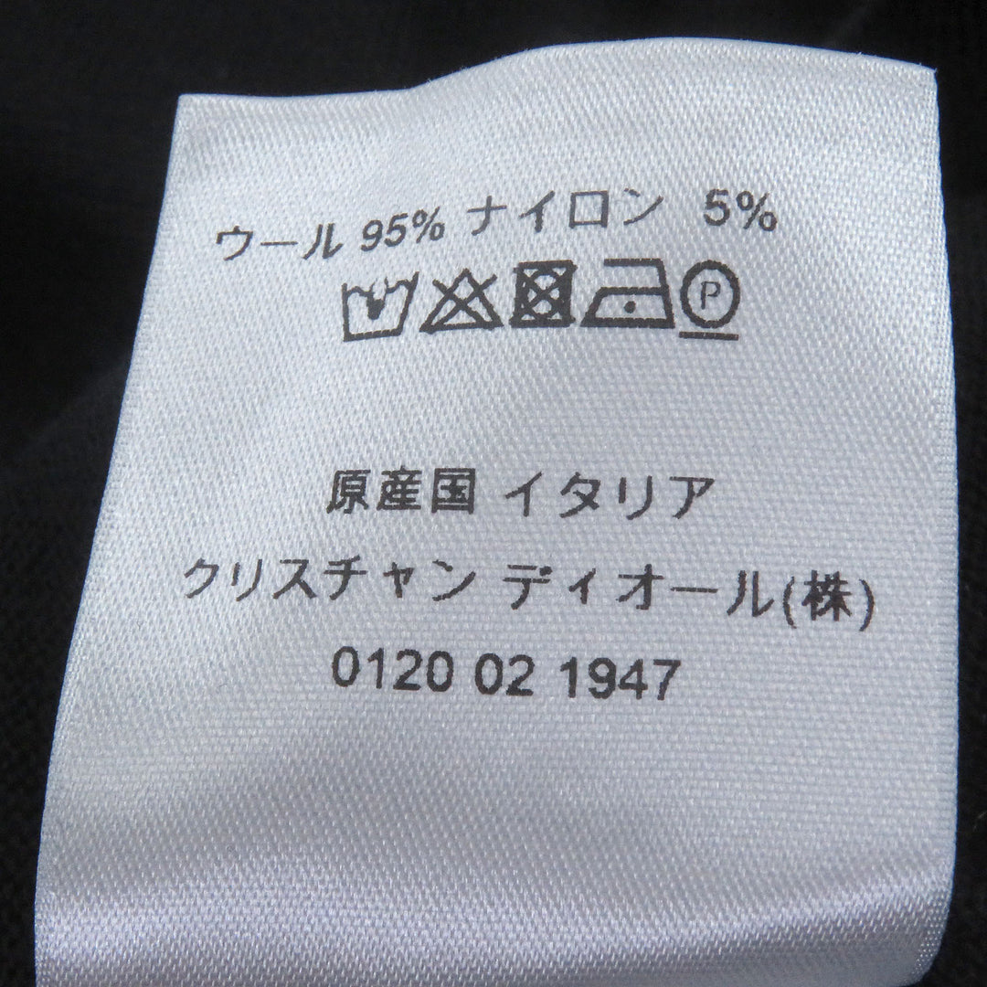 Great DIOR sweater Oblique Crushed Opal Processing Thin black wool