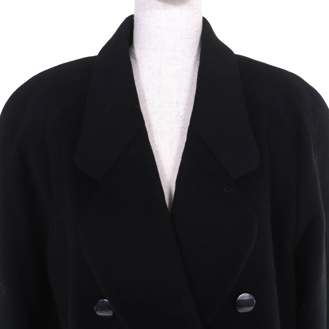 Excellent LEONARD FASHION coat All-over lining design, logo button, cashmere