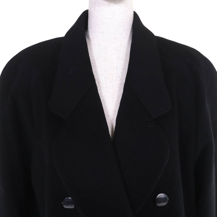 Excellent LEONARD FASHION coat All-over lining design, logo button, cashmere