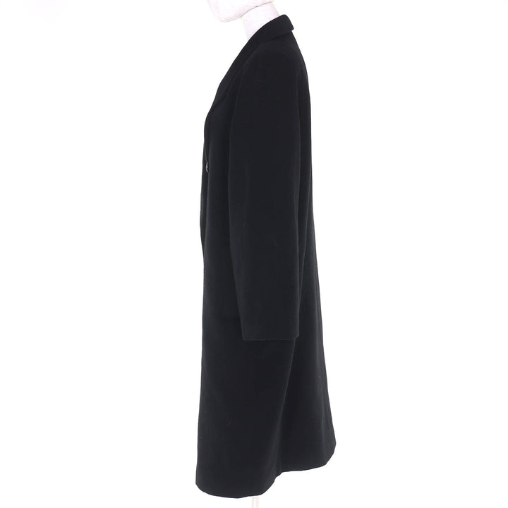 Excellent LEONARD FASHION coat All-over lining design, logo button, cashmere