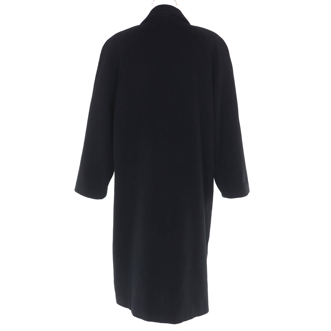 Excellent LEONARD FASHION coat All-over lining design, logo button, cashmere