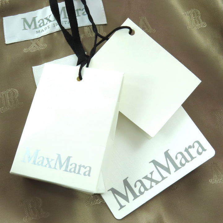 Pristine Max Mara poncho Teddy bear White Tag Cape Brown alpaca 23473618336