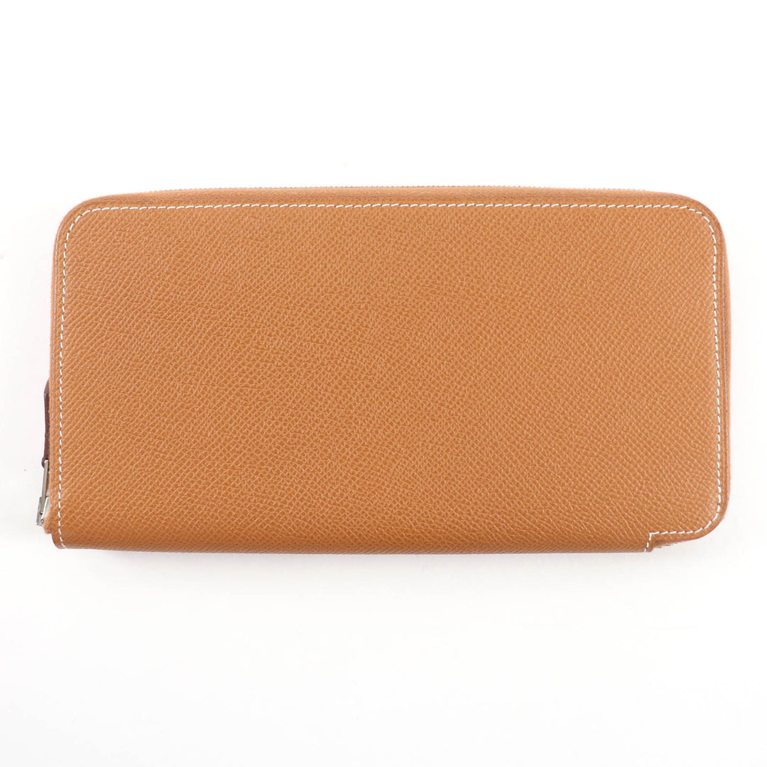 Pristine HERMES Purse Azap long silk in Epsom Leather Women