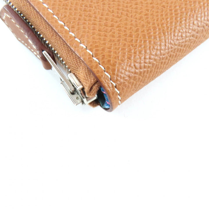 Pristine HERMES Purse Azap long silk in Epsom Leather Women