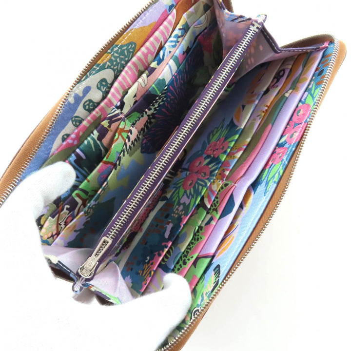 Pristine HERMES Purse Azap long silk in Epsom Leather Women