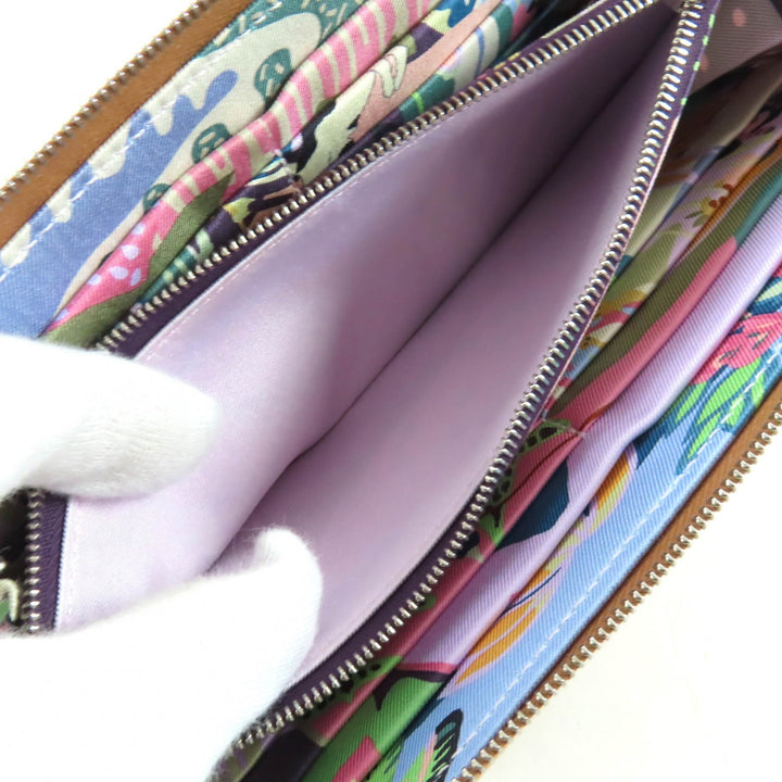 Pristine HERMES Purse Azap long silk in Epsom Leather Women
