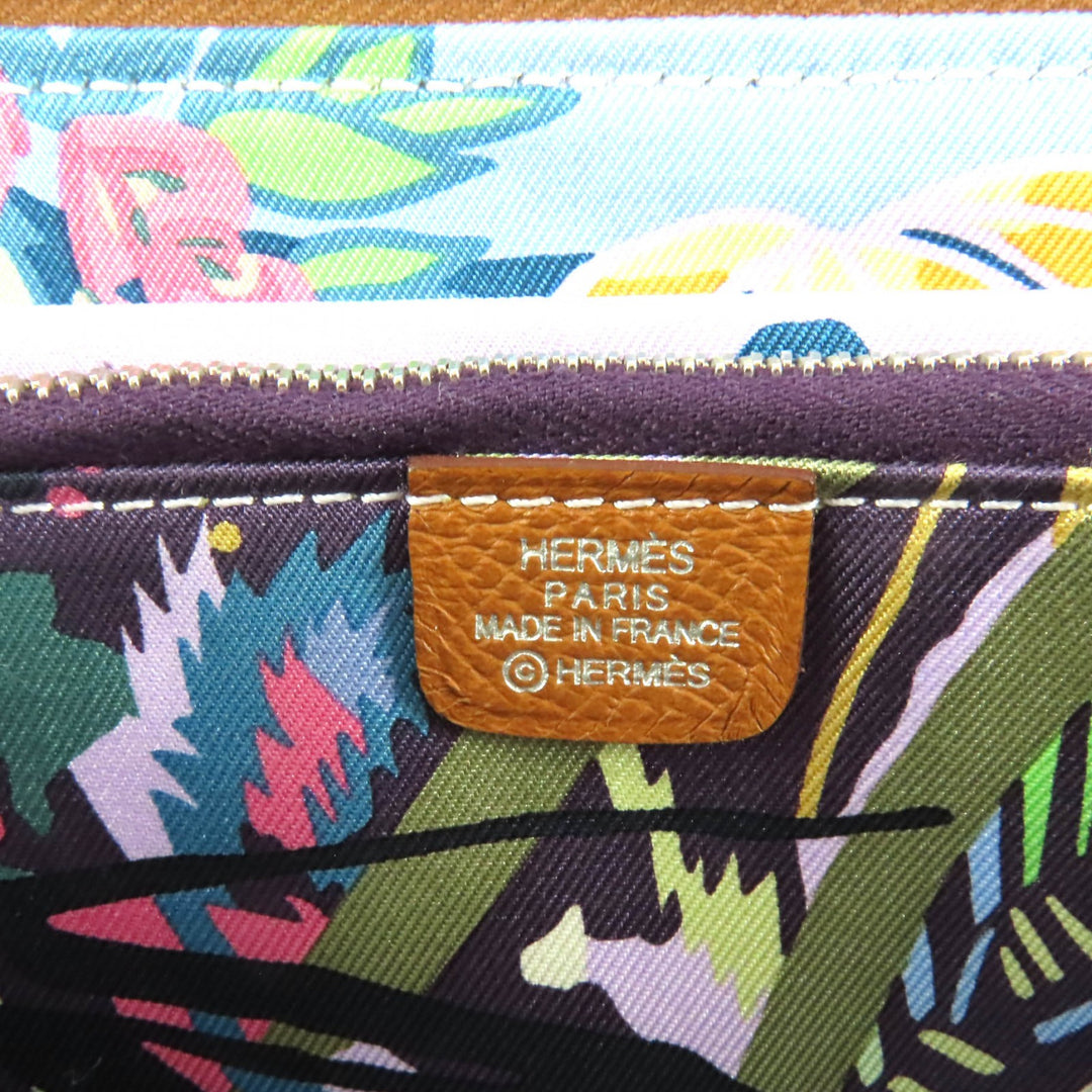 Pristine HERMES Purse Azap long silk in Epsom Leather Women