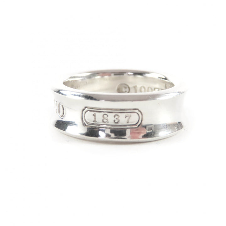Great TIFFANY&Co. Ring Narowing Silver 925 Women