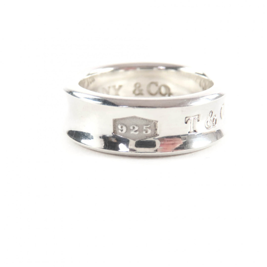 Great TIFFANY&Co. Ring Narowing Silver 925 Women