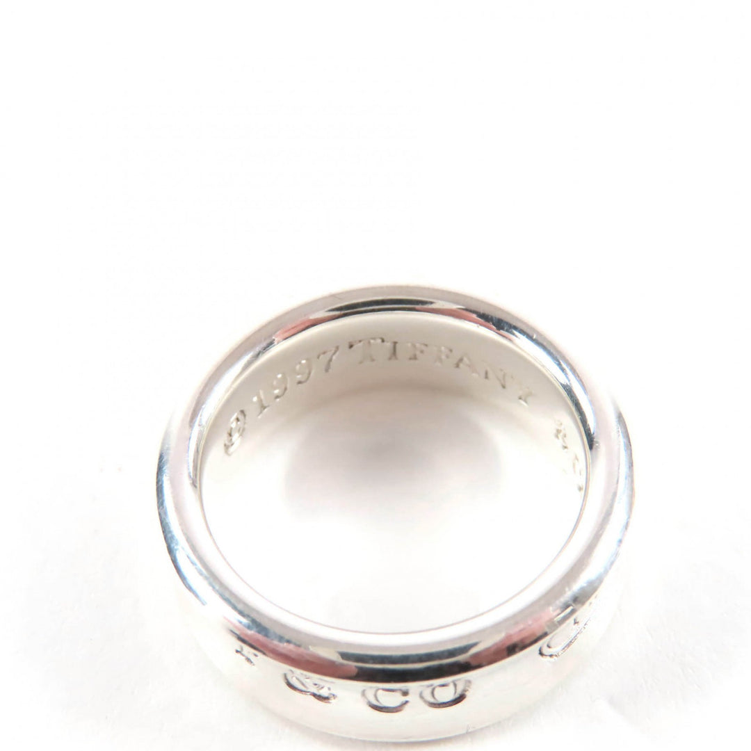 Great TIFFANY&Co. Ring Narowing Silver 925 Women