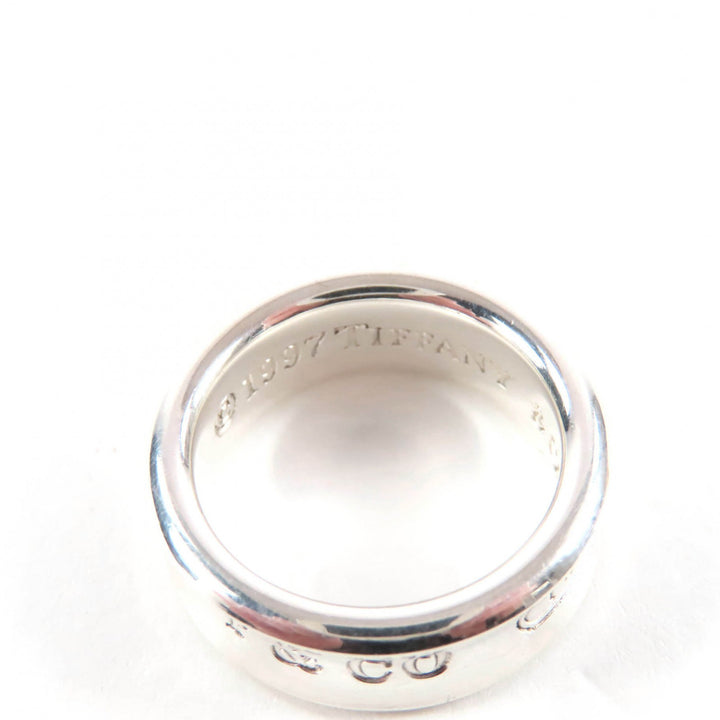 Great TIFFANY&Co. Ring Narowing Silver 925 Women