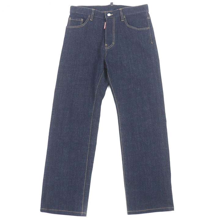Excellent DSQUARED2 Denim pants fly front Indigo blue cotton mens 44 S74LB1421