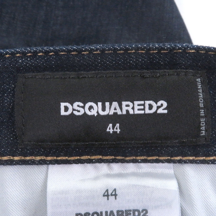 Excellent DSQUARED2 Denim pants fly front Indigo blue cotton mens 44 S74LB1421