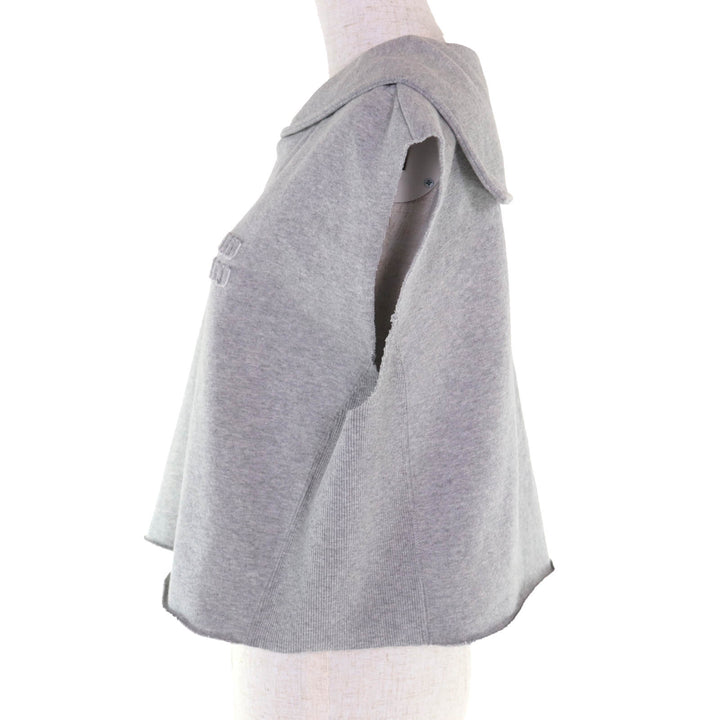 Excellent MIUMIU sweat gray cotton Women S MJT654
