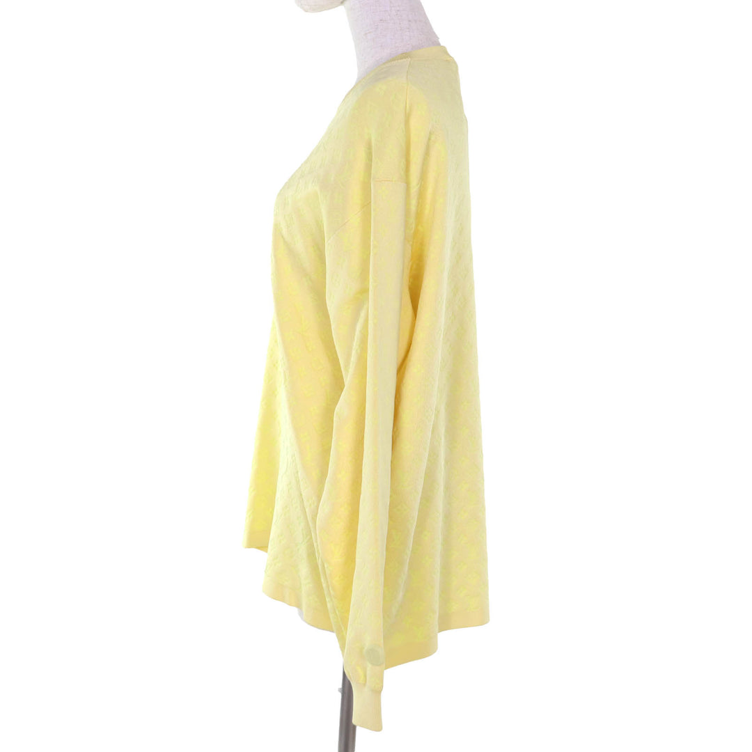 Pristine LOUIS VUITTON knit yellow silk Women M