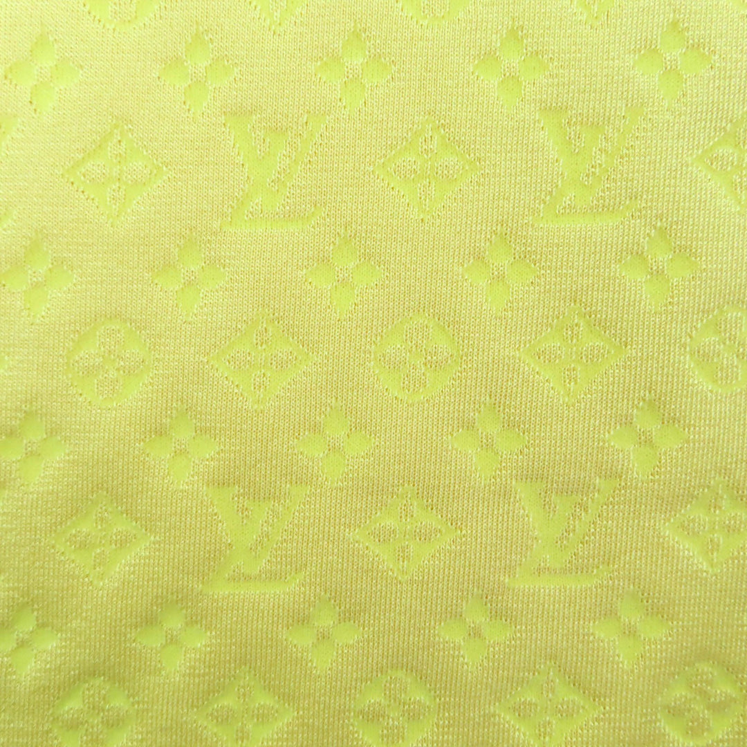 Pristine LOUIS VUITTON knit yellow silk Women M