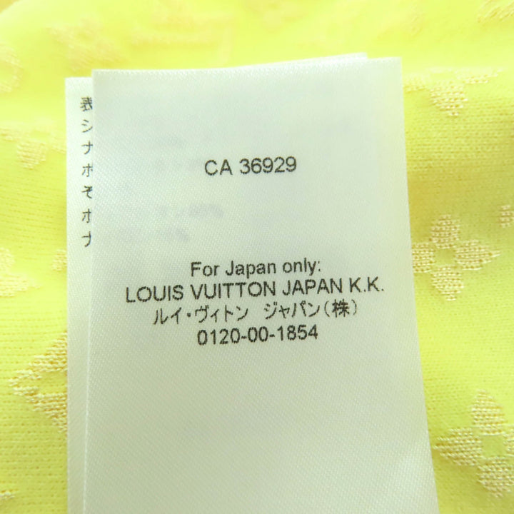 Pristine LOUIS VUITTON knit yellow silk Women M