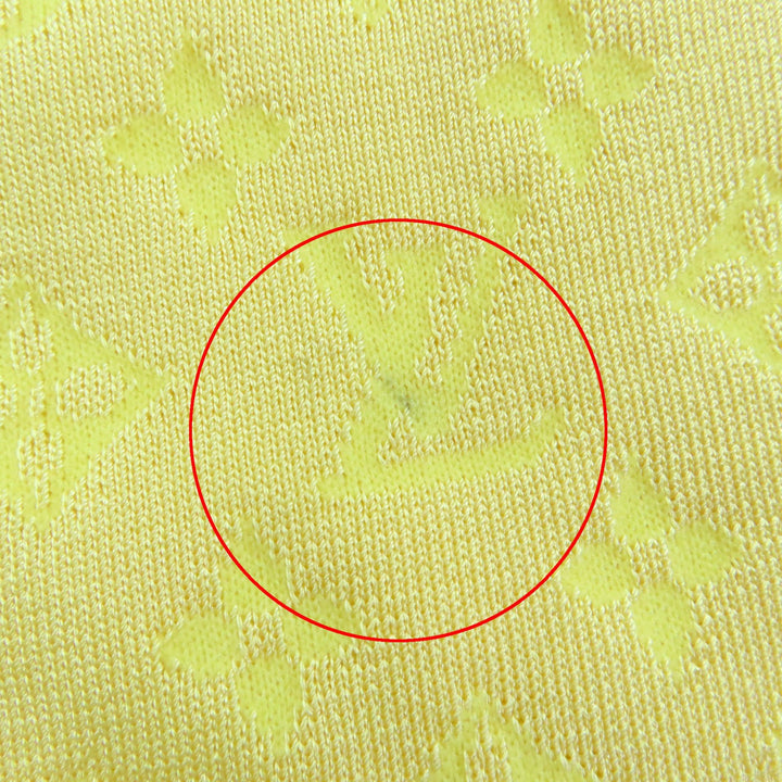 Pristine LOUIS VUITTON knit yellow silk Women M
