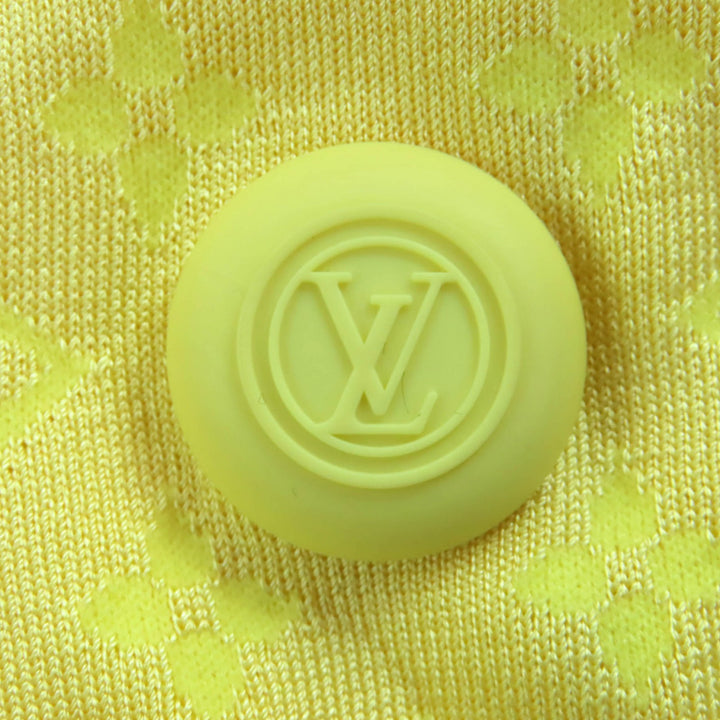 Pristine LOUIS VUITTON knit yellow silk Women M