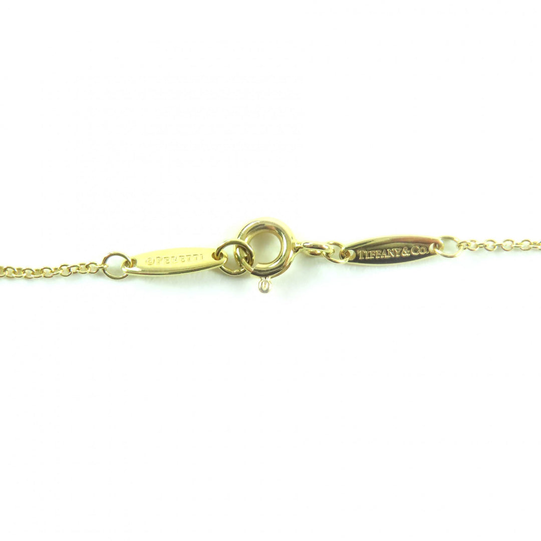 Excellent TIFFANY&Co. Necklace By the yard 1P diamond gold AU750 Women