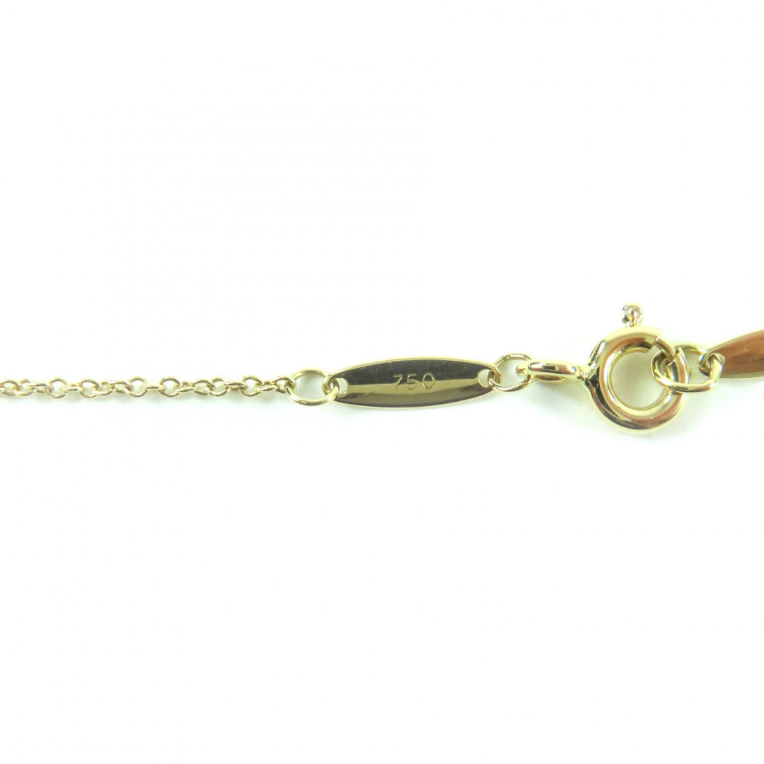 Excellent TIFFANY&Co. Necklace By the yard 1P diamond gold AU750 Women