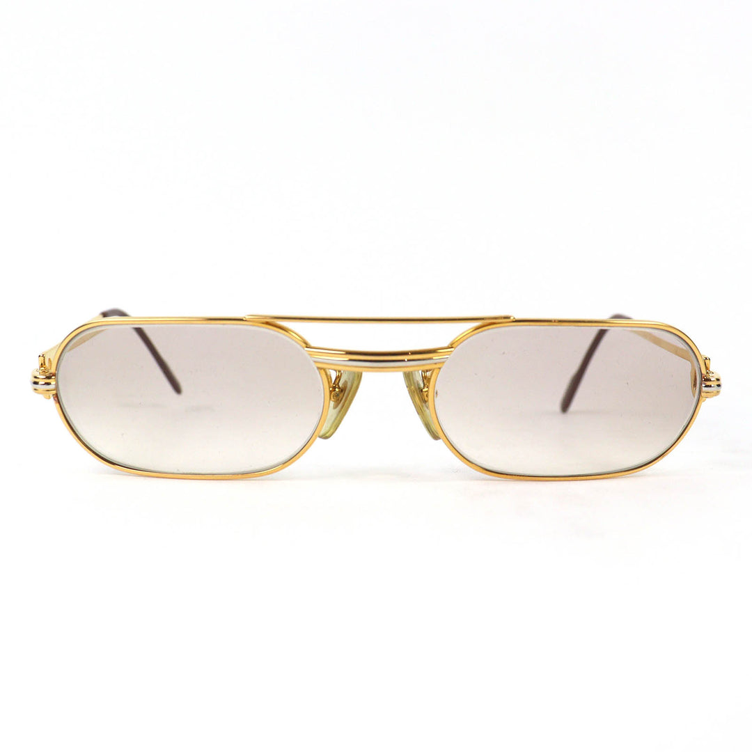 Good Cartier sunglasses Trinity Two Bridges gold mens