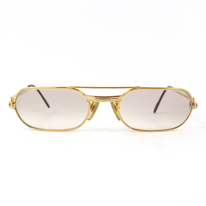 Good Cartier sunglasses Trinity Two Bridges gold mens