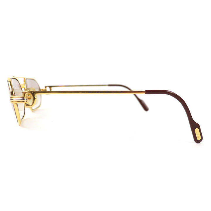Good Cartier sunglasses Trinity Two Bridges gold mens