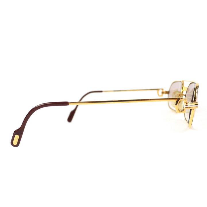 Good Cartier sunglasses Trinity Two Bridges gold mens