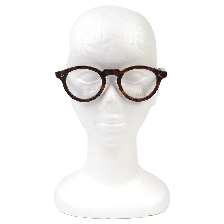 Excellent EYEVAN Glasses Conner TORT2 Tortoiseshell Pattern Boston Shape Brown