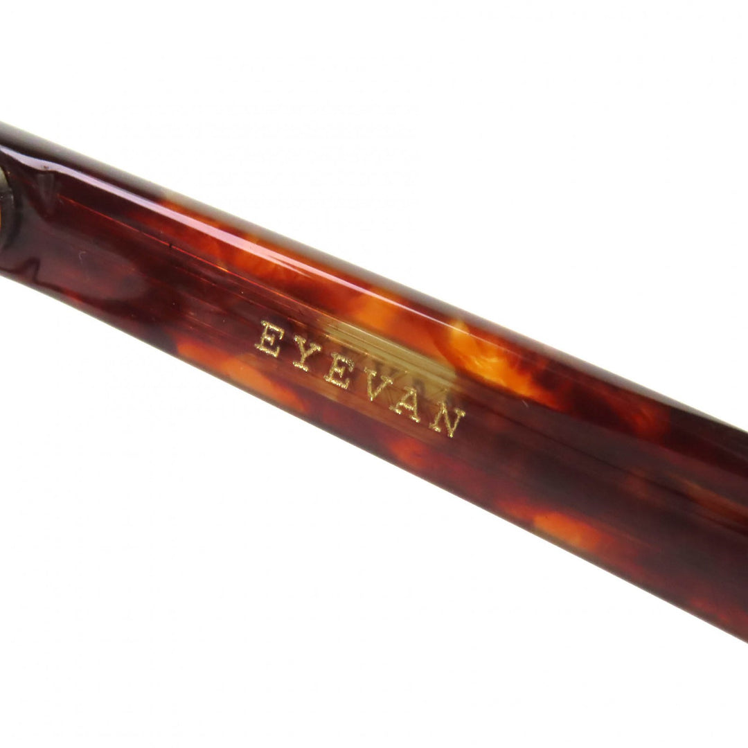 Excellent EYEVAN Glasses Conner TORT2 Tortoiseshell Pattern Boston Shape Brown