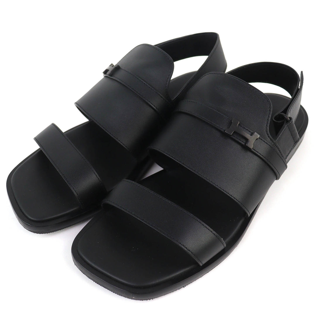 Great HERMES Sandals Giacomo H logo ankle strap comfort sandals 43 H231741Z