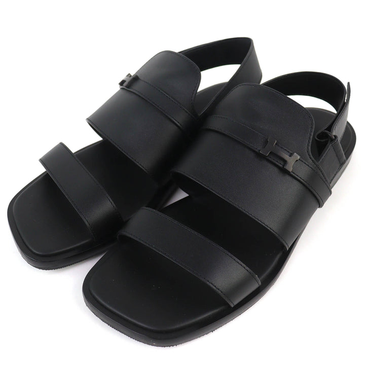 Great HERMES Sandals Giacomo H logo ankle strap comfort sandals 43 H231741Z
