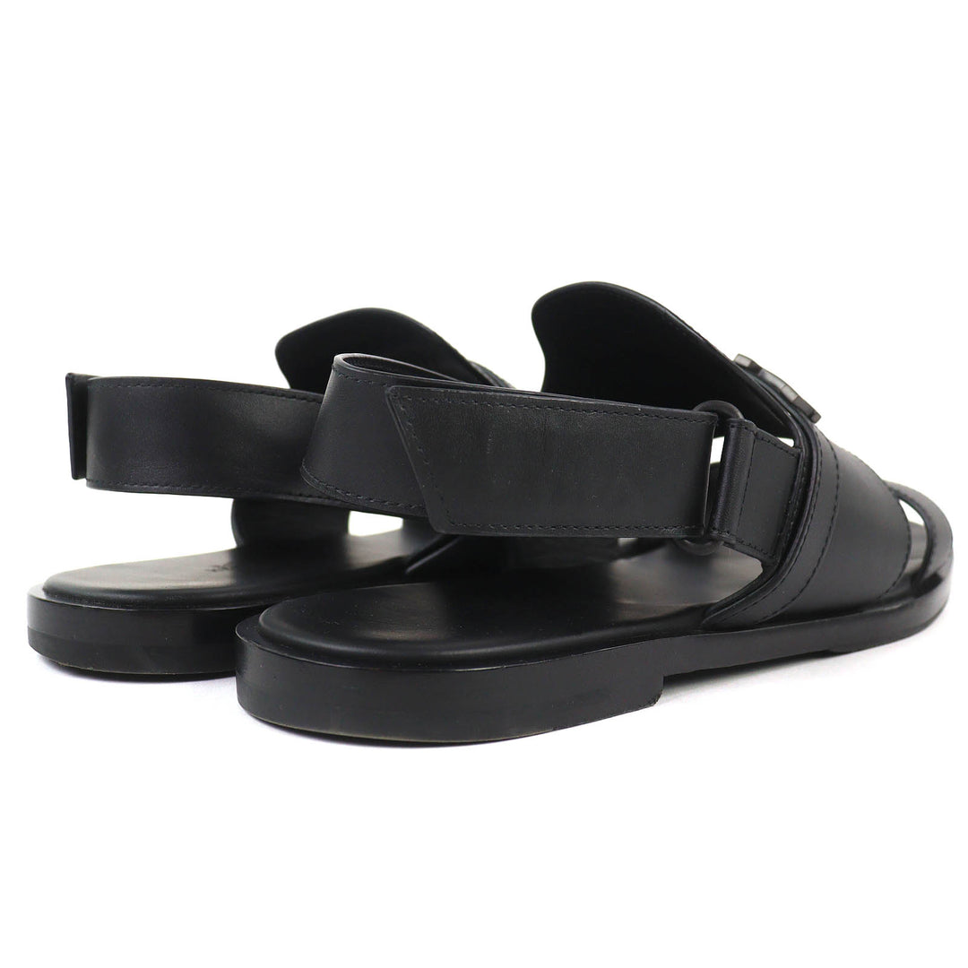 Great HERMES Sandals Giacomo H logo ankle strap comfort sandals 43 H231741Z