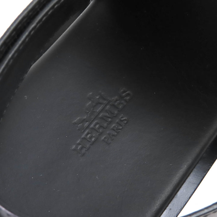 Great HERMES Sandals Giacomo H logo ankle strap comfort sandals 43 H231741Z