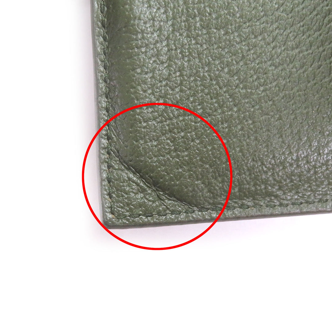 Great GUCCI Bifold Wallet GG Supreme Double G Logo Metal