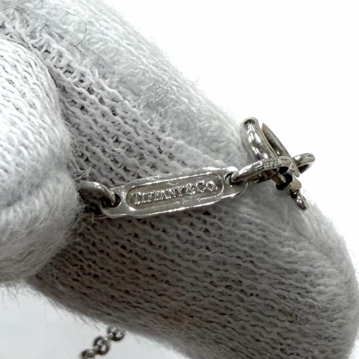Great TIFFANY&Co. Necklace Rare Frank Gehry Double Orchid Drop Silver 925 Women
