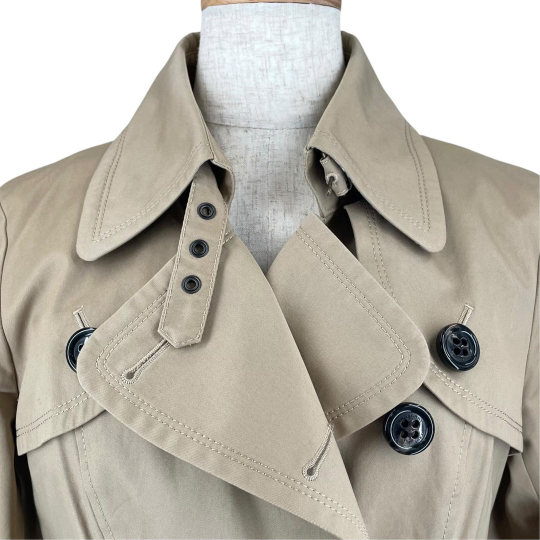 Great BURBERRY BLUE LABEL trench coat With liner beige cotton Women 38