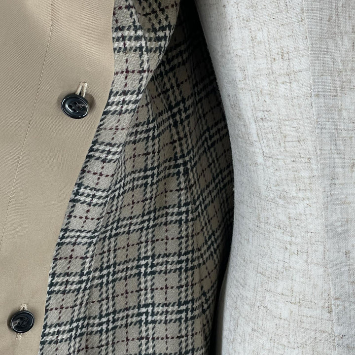 Great BURBERRY BLUE LABEL trench coat With liner beige cotton Women 38