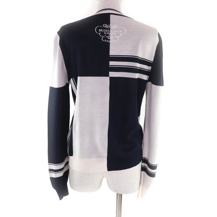 Great HERMES knit Brides de Gala Disorder silk Women 38 4E2655D6