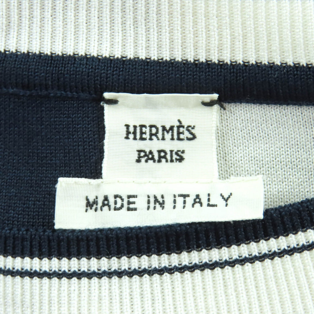 Great HERMES knit Brides de Gala Disorder silk Women 38 4E2655D6