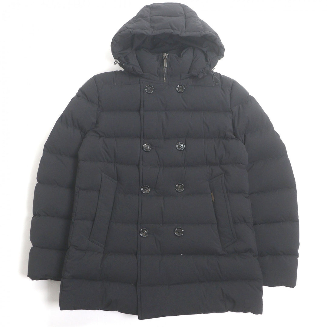 Pristine MOORER Down jacket FLORIO-KN ACQUA black Nylon mens 48