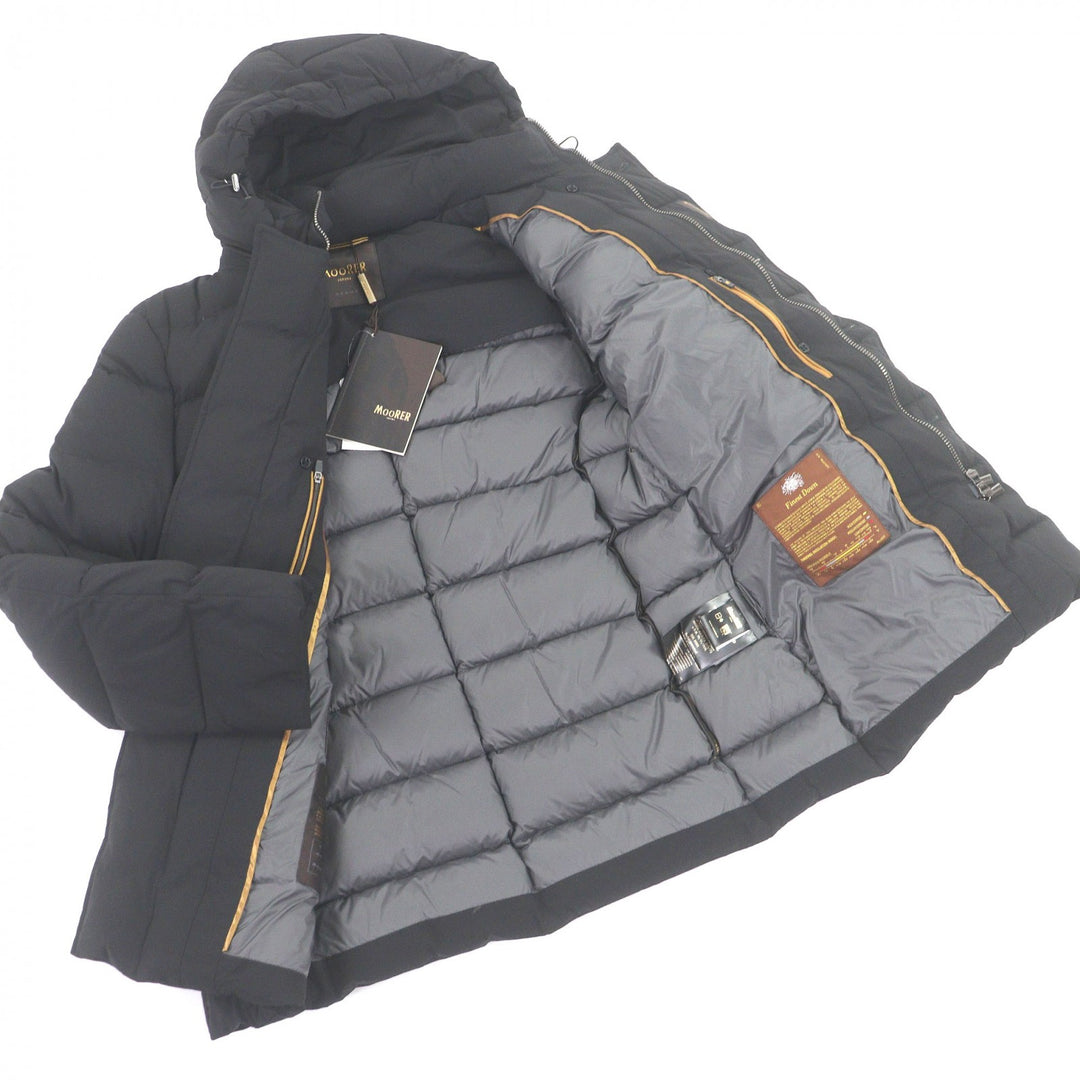 Pristine MOORER Down jacket FLORIO-KN ACQUA black Nylon mens 48