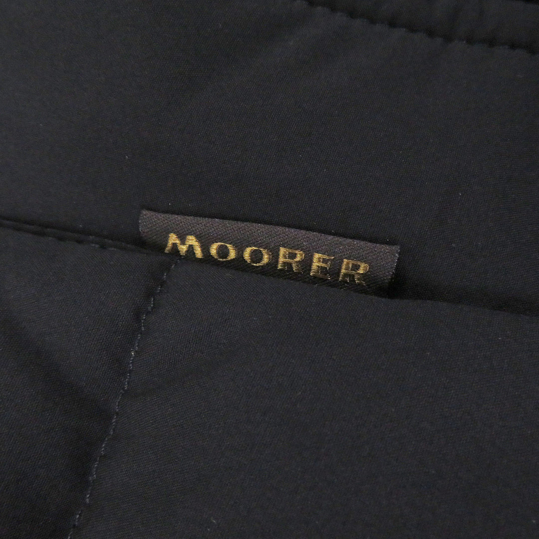 Pristine MOORER Down jacket FLORIO-KN ACQUA black Nylon mens 48