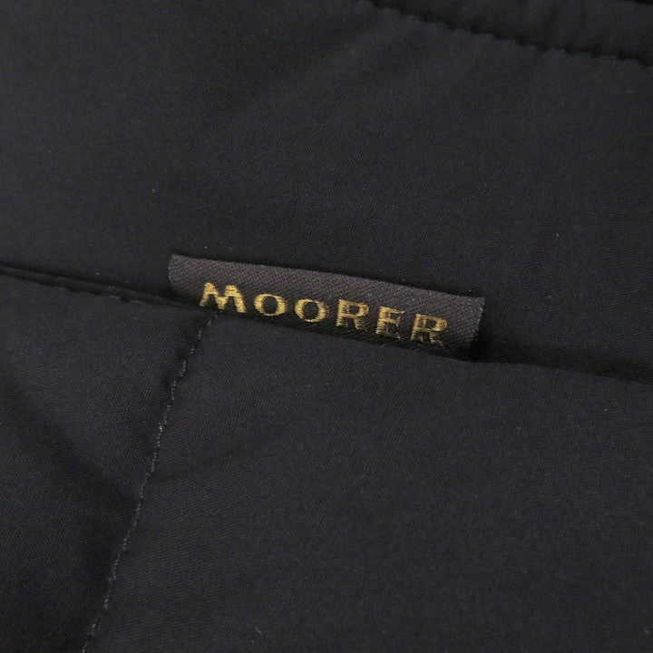 Pristine MOORER Down jacket FLORIO-KN ACQUA black Nylon mens 48